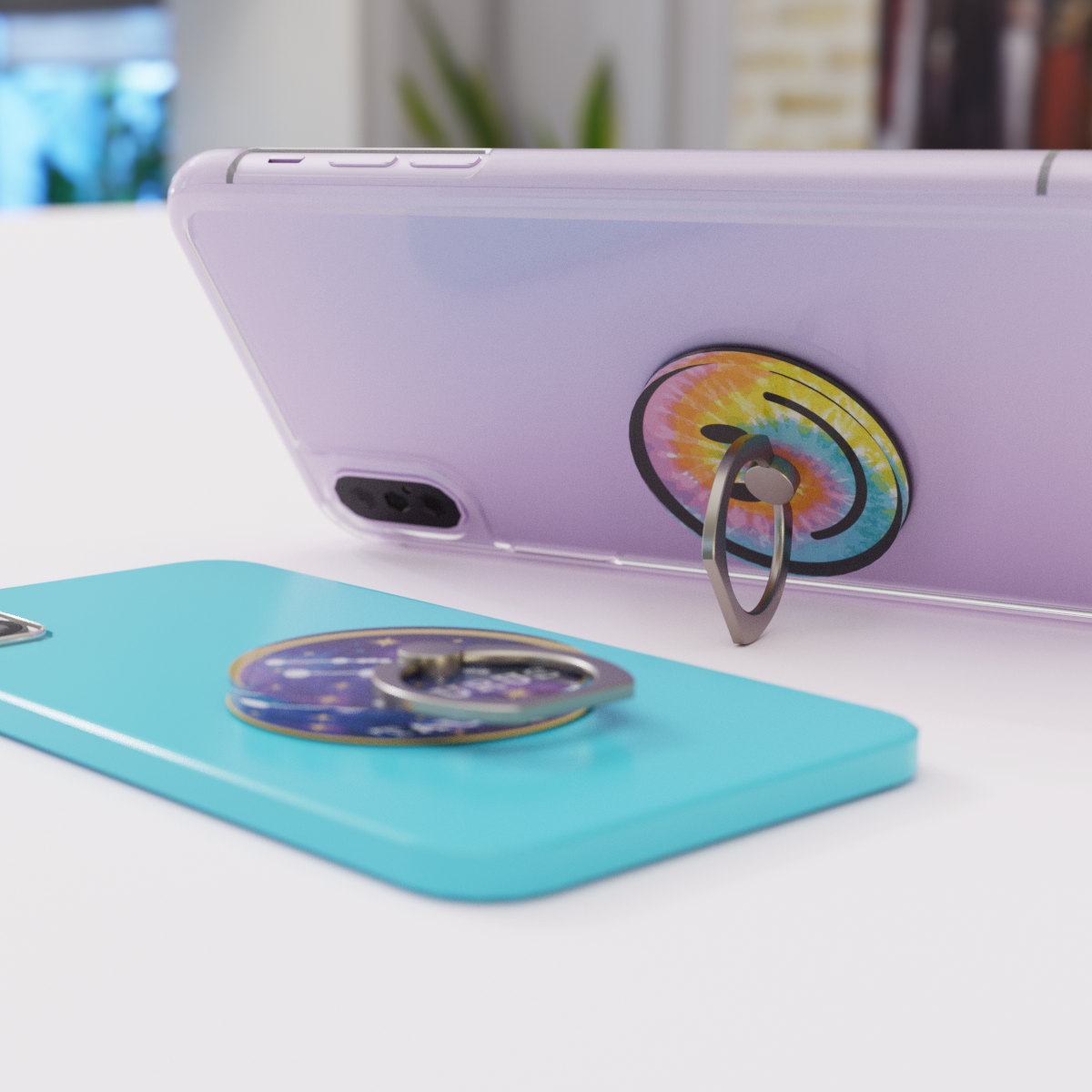 PR106 - I Saw This Phone Ring - Tie Dye Smiley