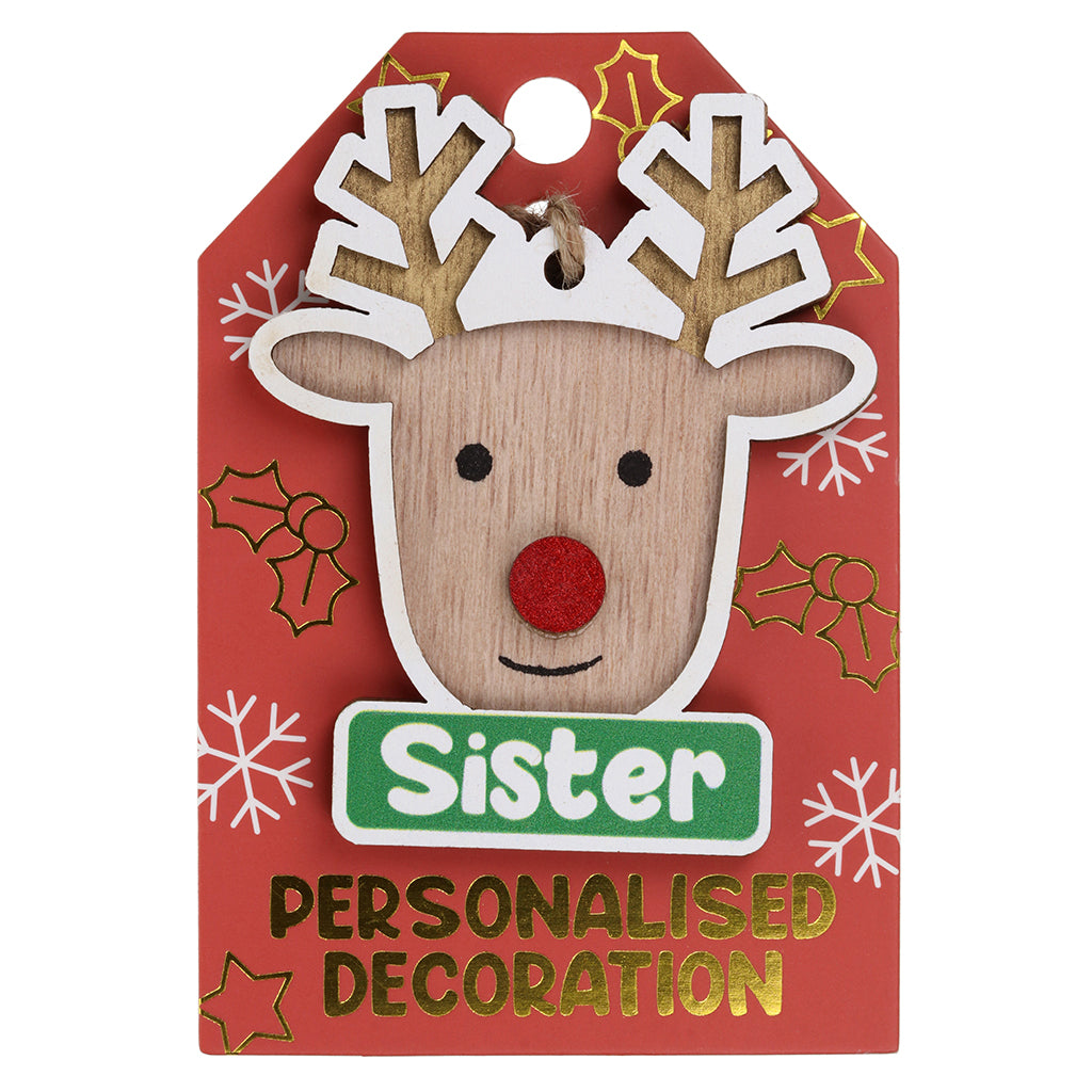 RD006 - Reindeer Decoration - Sister