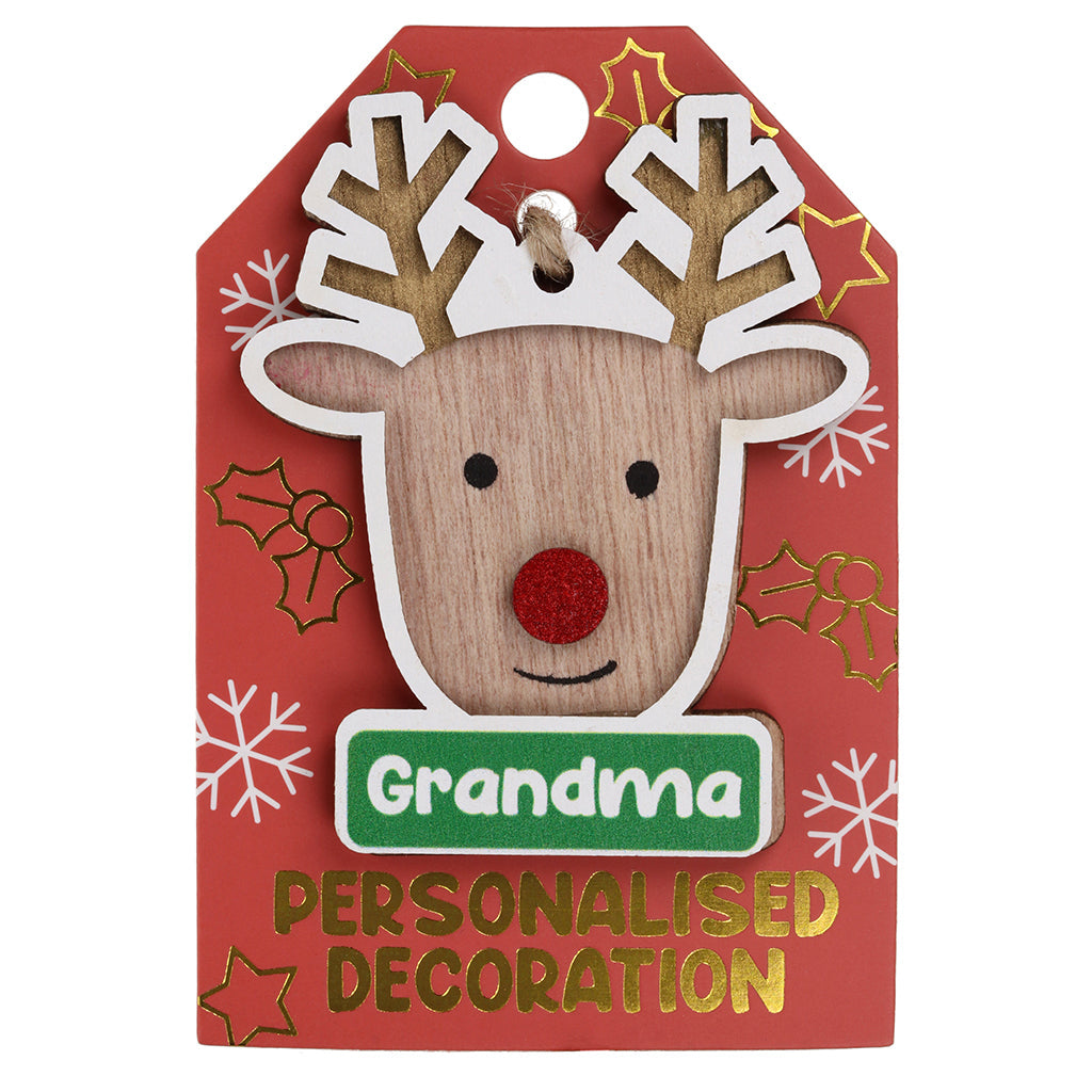 RD008 - Reindeer Decoration - Grandma