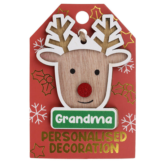 RD008 - Reindeer Decoration - Grandma