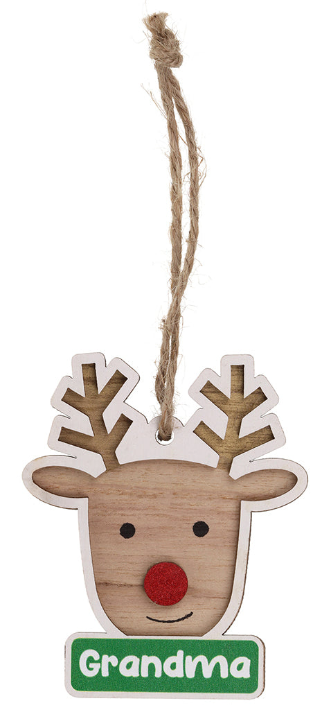 RD008 - Reindeer Decoration - Grandma