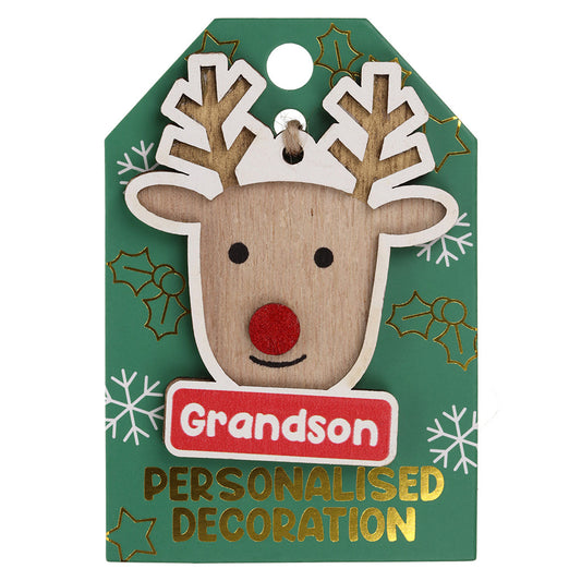 RD011 - Reindeer Decoration - Grandson