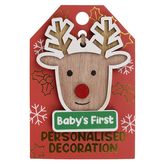 RD012 - Reindeer Decoration - Babys First