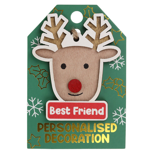 RD015 - Reindeer Decoration - Best Friend