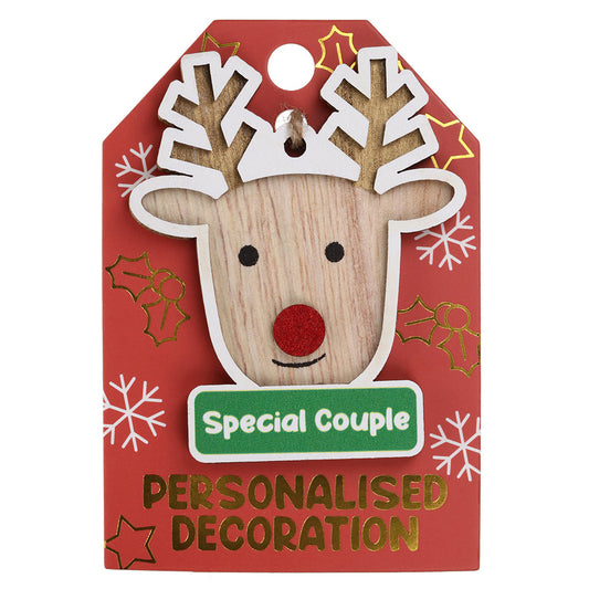RD016 - Reindeer Decoration - Special Couple