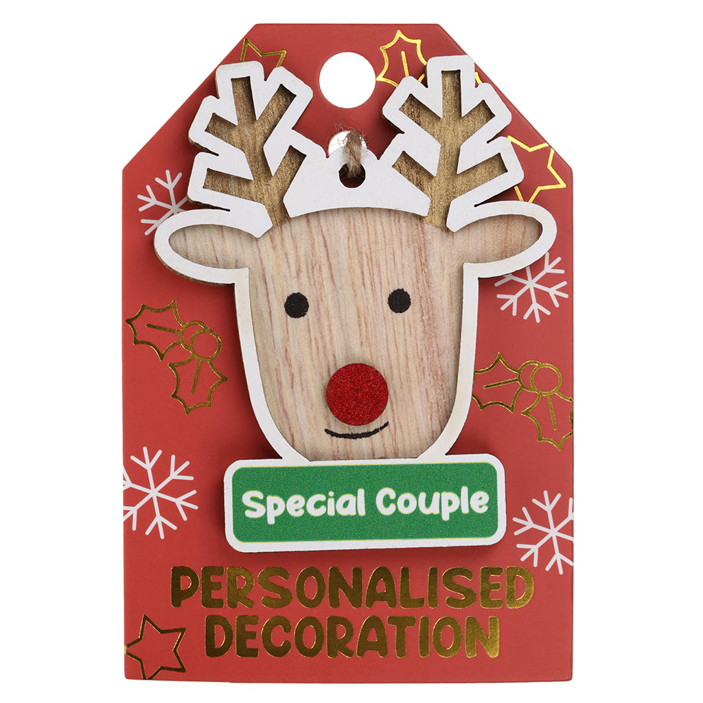 RD016 - Reindeer Decoration - Special Couple
