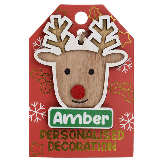 Reindeer Decoration - Amber