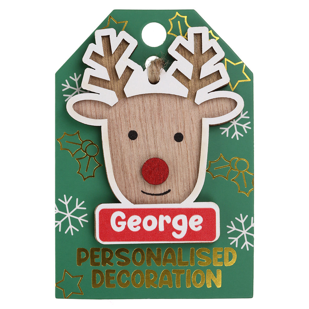 RD077 - Reindeer Decoration - George