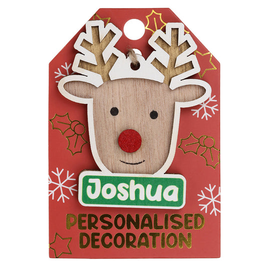 RD110 - Reindeer Decoration - Joshua