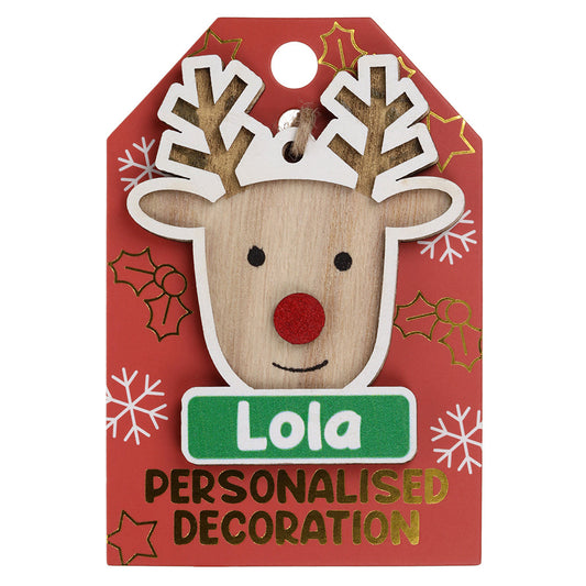 RD124 - Reindeer Decoration - Lola