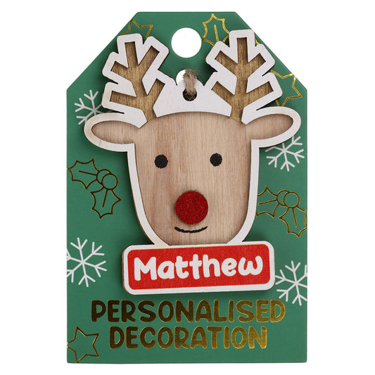 RD137 - Reindeer Decoration - Matthew