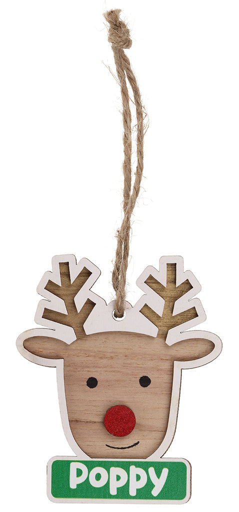 RD156 - Reindeer Decoration - Poppy