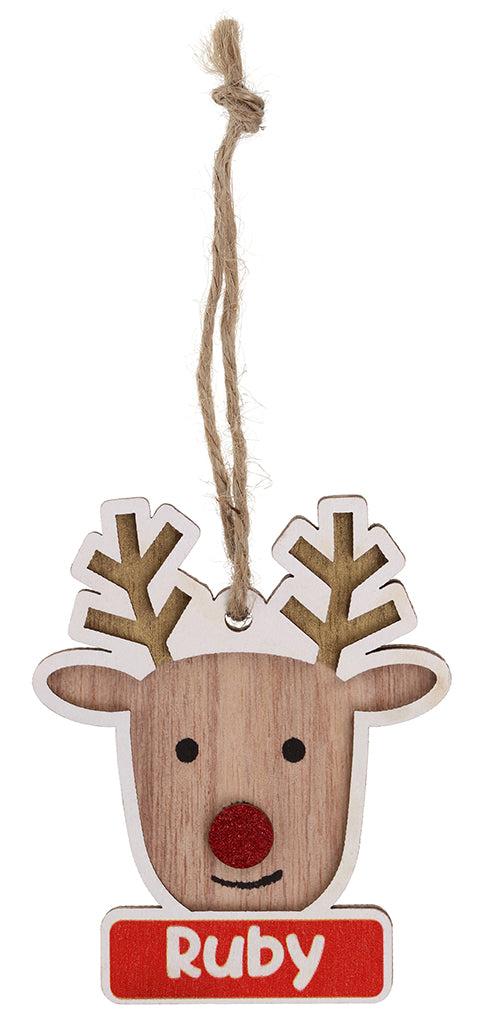 RD165 - Reindeer Decoration - Ruby