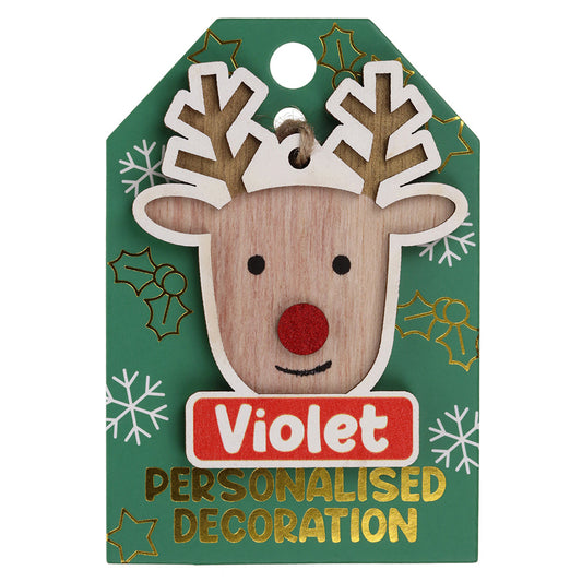 RD185 - Reindeer Decoration - Violet