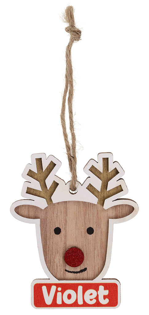 Reindeer Decoration - Violet