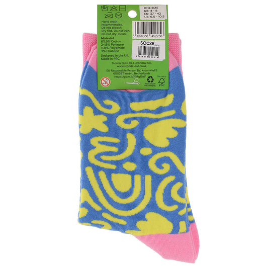 SOC36 - Socks - Squiggly