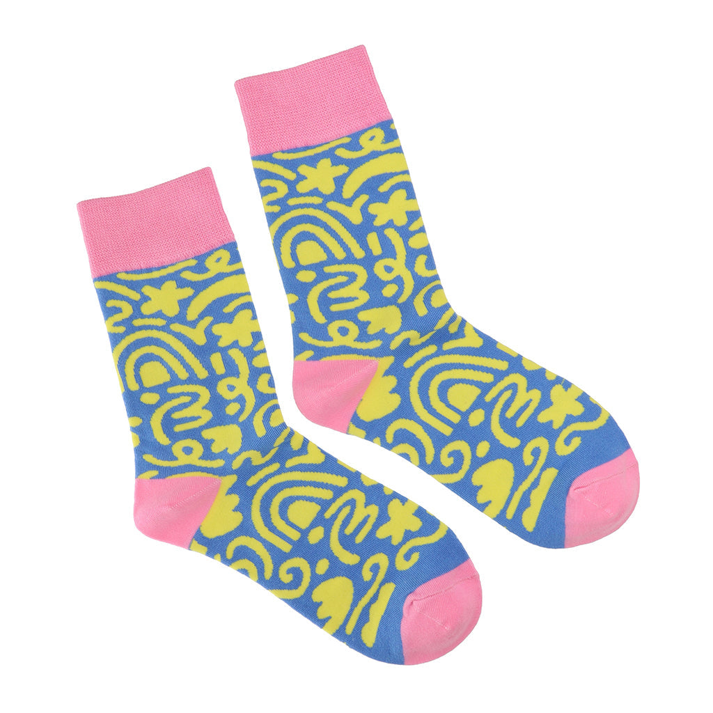 SOC36 - Socks - Squiggly