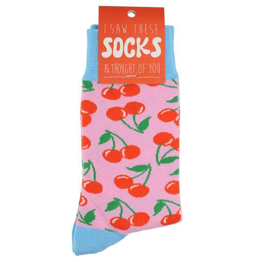 SOC44 - Socks - Cherry