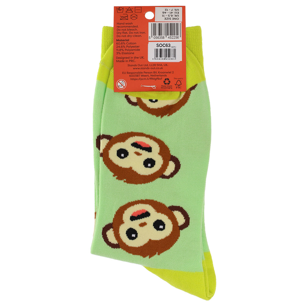 SOC63 - Socks - Monkey