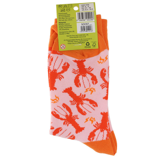 SOC67 - Socks - Lobster