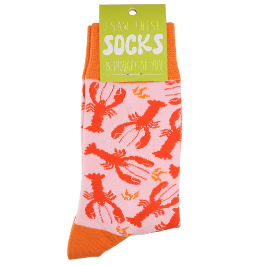 SOC67 - Socks - Lobster