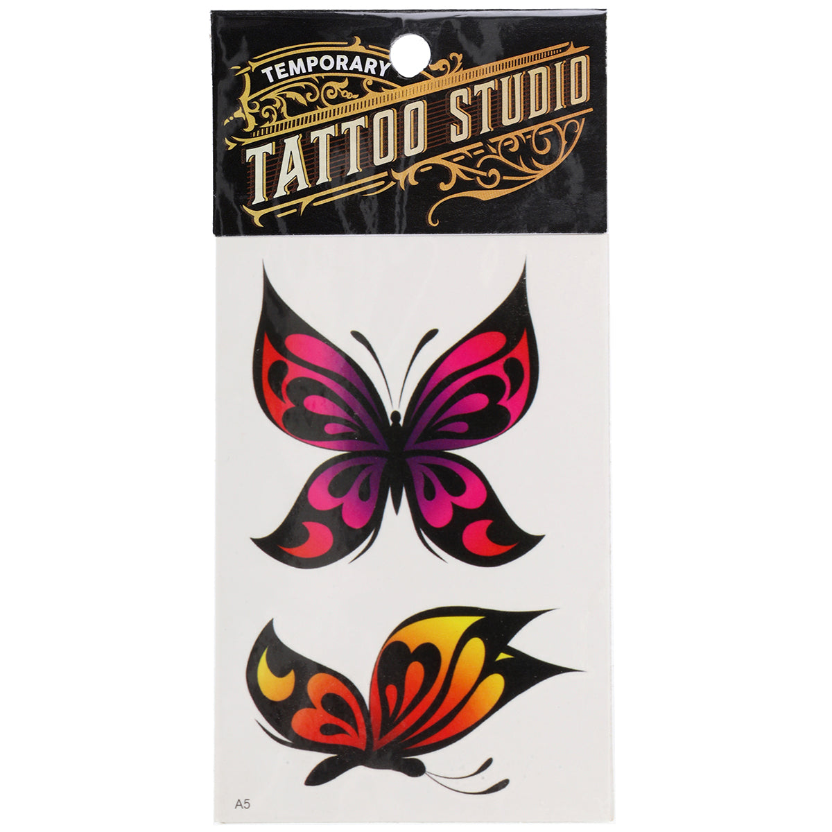 TATA5 - Temporary Tattoos-2 Butterflies