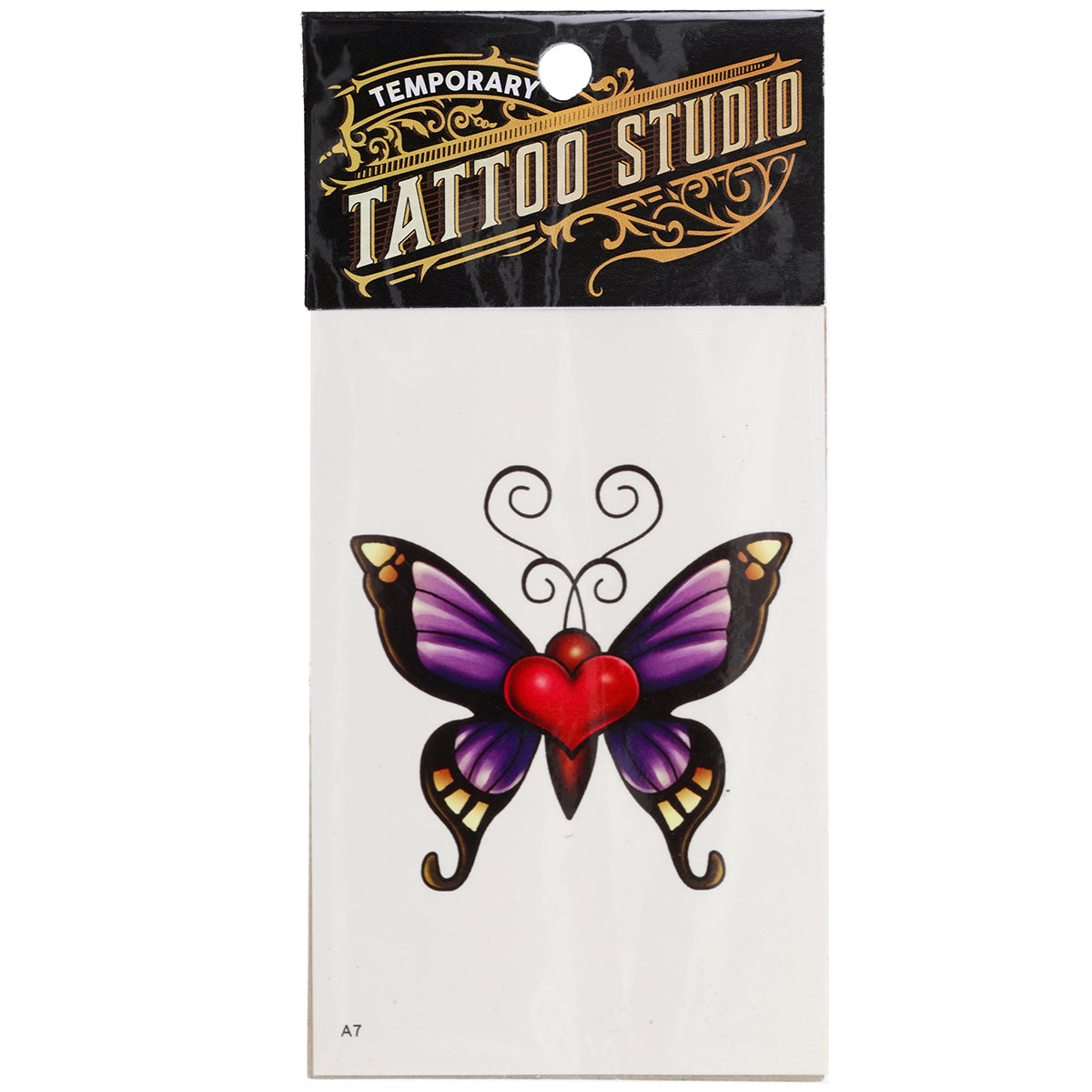 TATA7 - Temporary Tattoos-Butterfly Heart