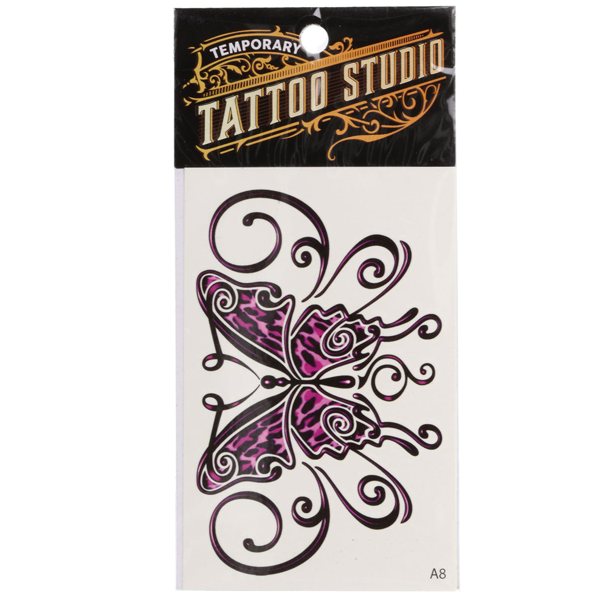 Temporary Tattoos-Butterfly Swirls