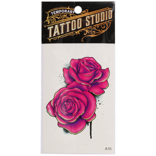 Temporary Tattoos-Pink Roses