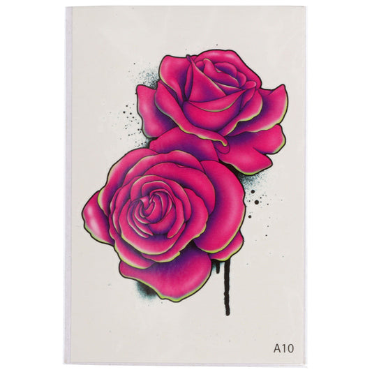 Temporary Tattoos-Pink Roses