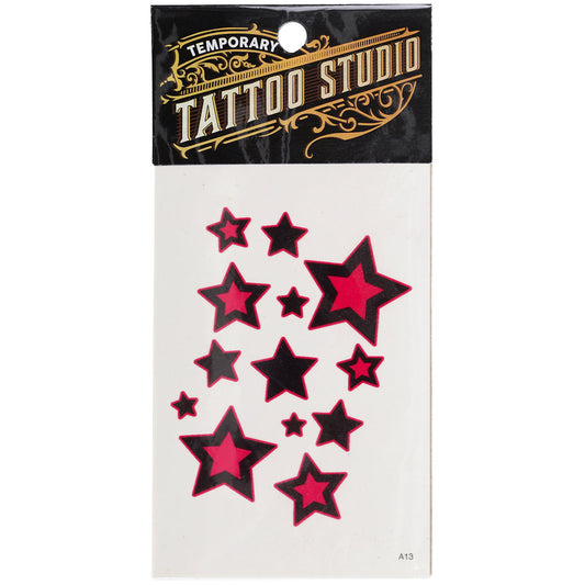 Temporary Tattoos-Pink Stars
