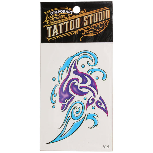 TATA14 - Temporary Tattoos-Dolphin