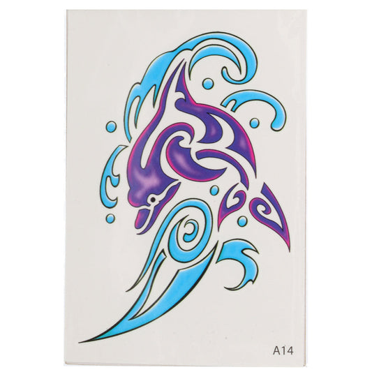 TATA14 - Temporary Tattoos-Dolphin