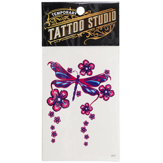 TATA15 - Temporary Tattoos-Dragonfly