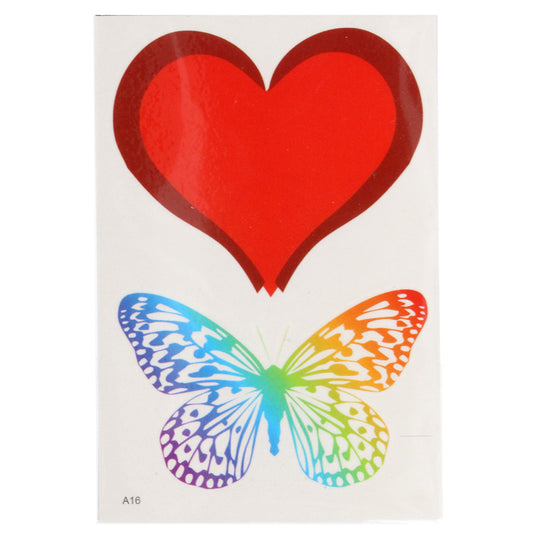 Temporary Tattoos-Heart Butterfly