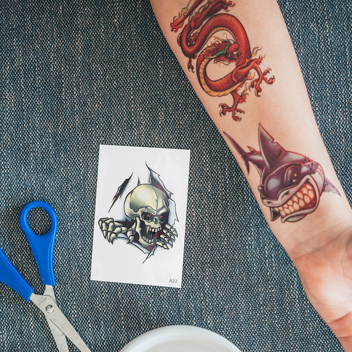 Temporary Tattoos-Skeleton