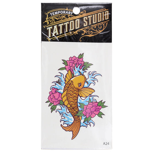 TATA24 - Temporary Tattoos-Koi Carp