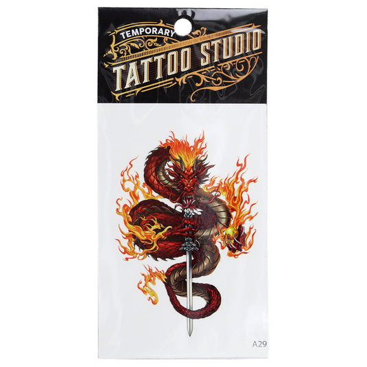 Temporary Tattoos-Dragon Sword