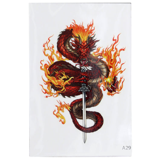 Temporary Tattoos-Dragon Sword