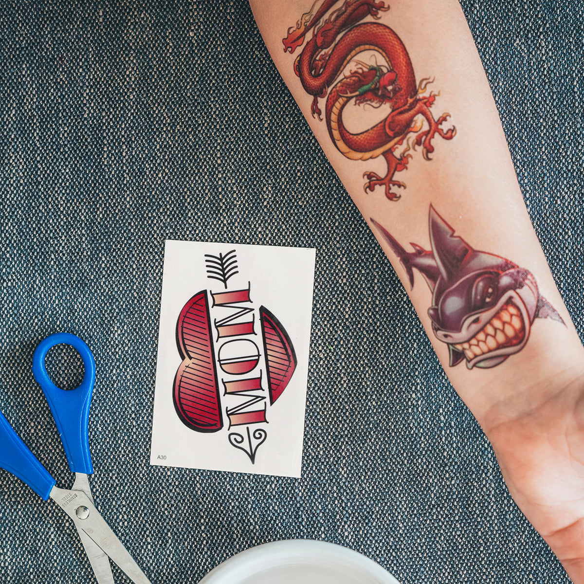 Temporary Tattoos-Mom Heart