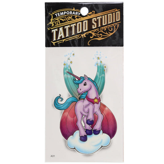 TATA31 - Temporary Tattoos-Winged Unicorn