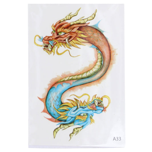 TATA33 - Temporary Tattoos-Double Dragon