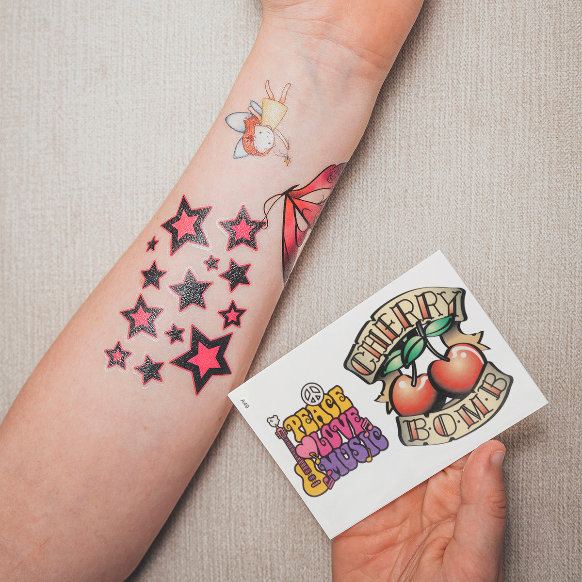 Temporary Tattoos-Cherry Bomb
