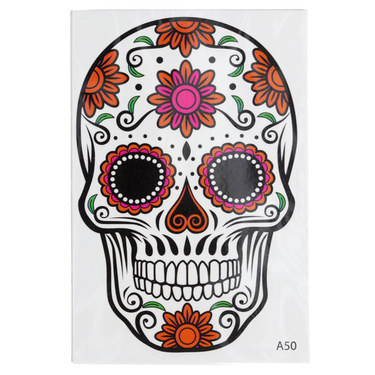 TATA50 - Temporary Tattoos-Candy Skull