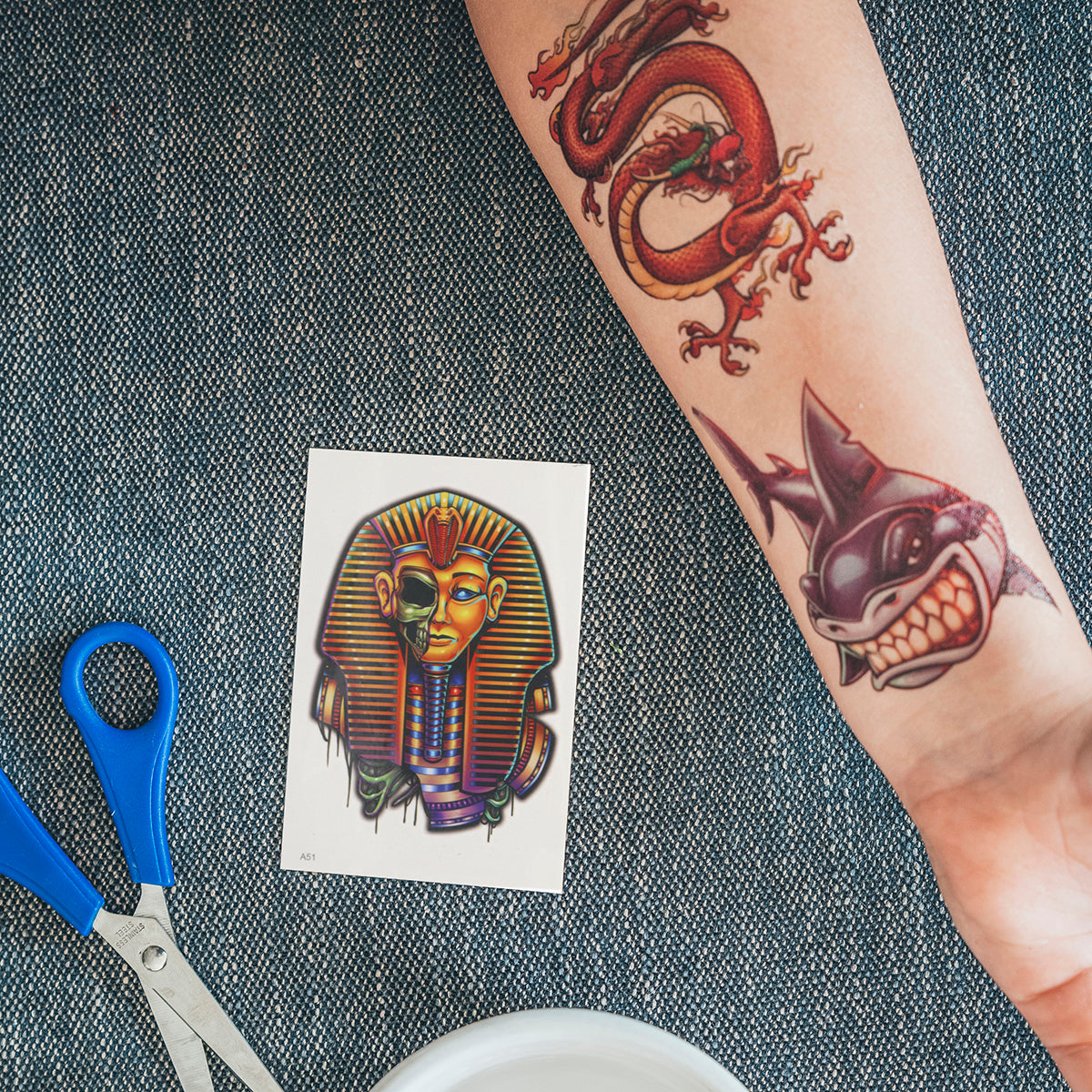 Temporary Tattoos-Pharoah