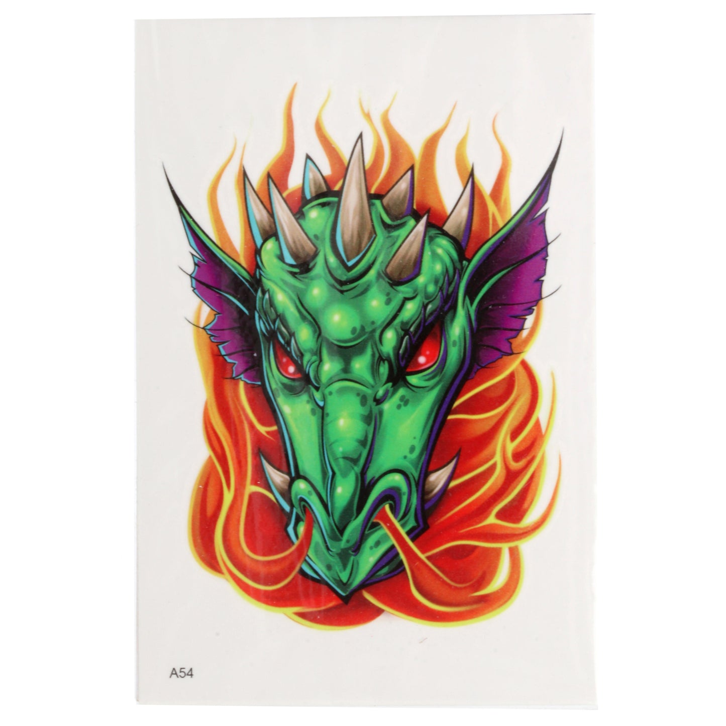 TATA54 - Temporary Tattoos-Green Dragon