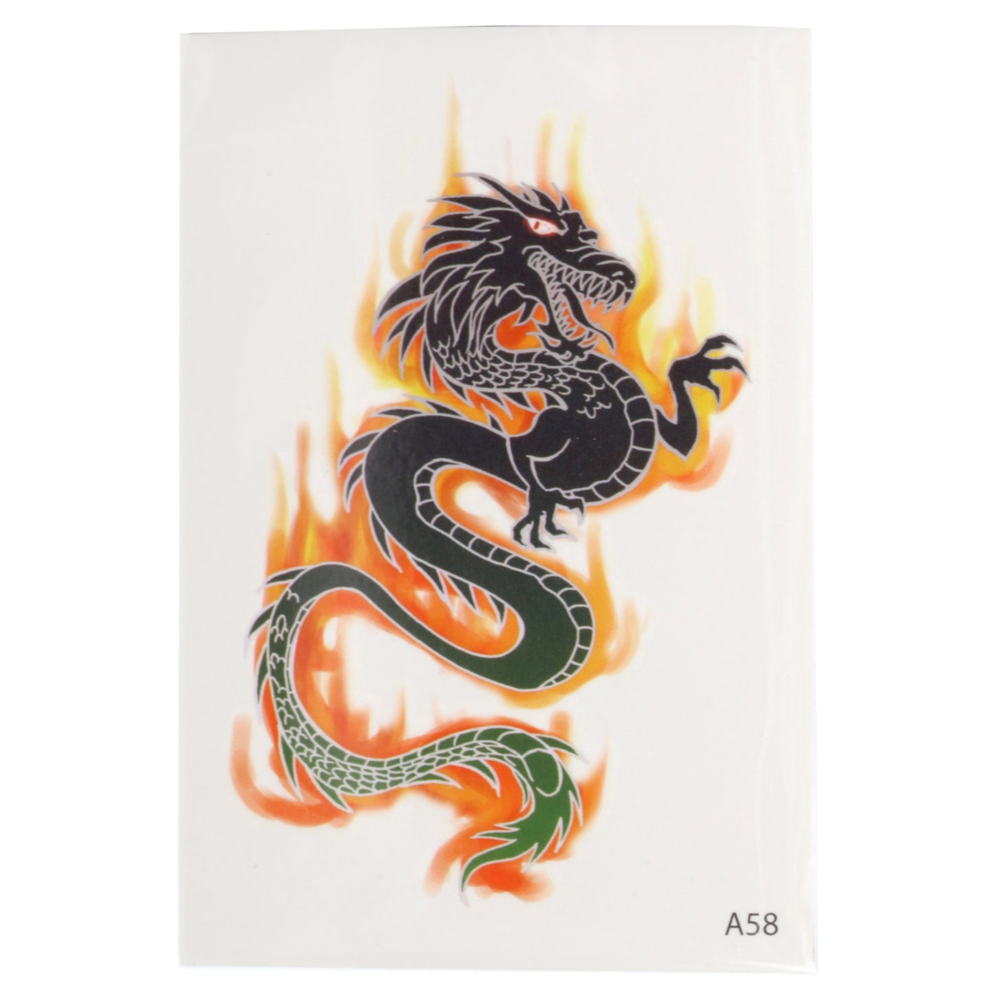 Temporary Tattoos-Black Dragon
