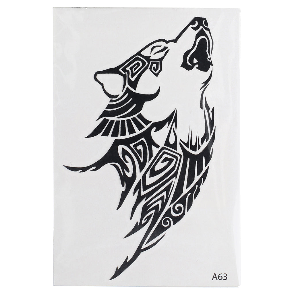 TATA63 - Temporary Tattoos-Wolf