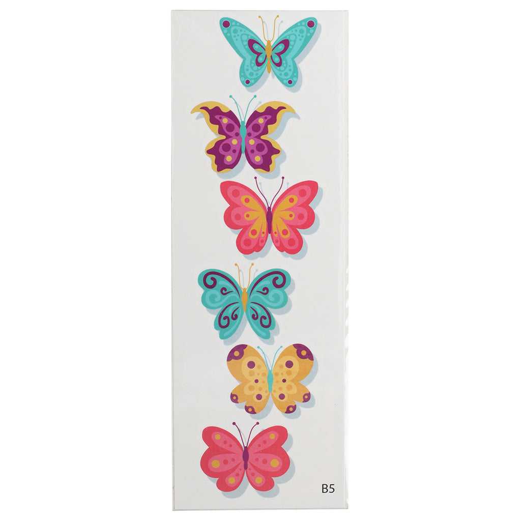 Temporary Tattoos-Colourful Butterflies