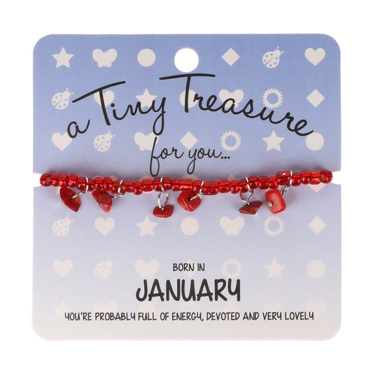Tiny Treasures Bracelet - January